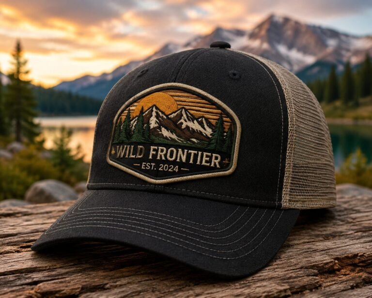 Custom Embroidered Patch Trucker Hats Premium Outdoor Cap