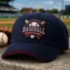 Play Hard Stay Humble Custom Baseball Patch Hat – Close-up
