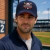 Play Hard Stay Humble Custom Baseball Patch Hat – Close-up